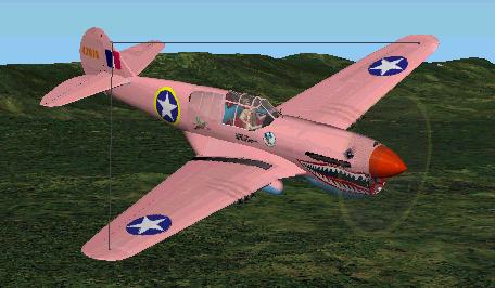 Pink P-40